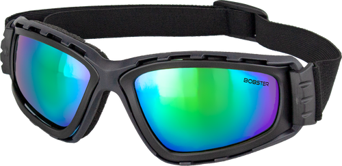 FREEDIVE GOGGLES M BLK GRAY W/BLU/GRN REFLC