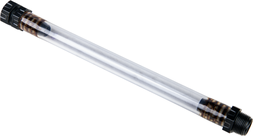 FILLER HOSE W/SCREW CAP CLEAR 12"