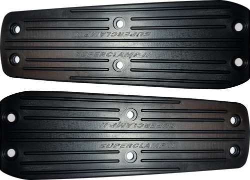 FRONT CLAMP RUBBER PADS W/SCREWS