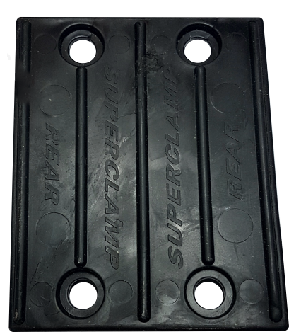 REAR CLAMP RUBBER PADS W/SCREWS