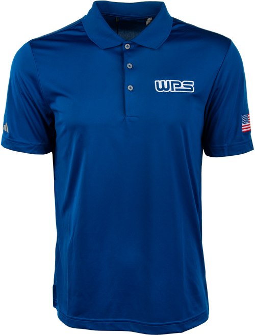 WPS AM FLAG POLO ROYAL BLUE/WHITE MD