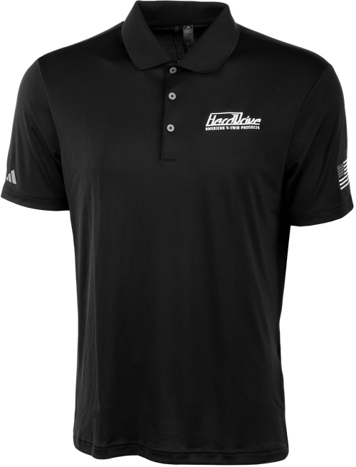 HARDDRIVE POLO BLACK/WHITE MD