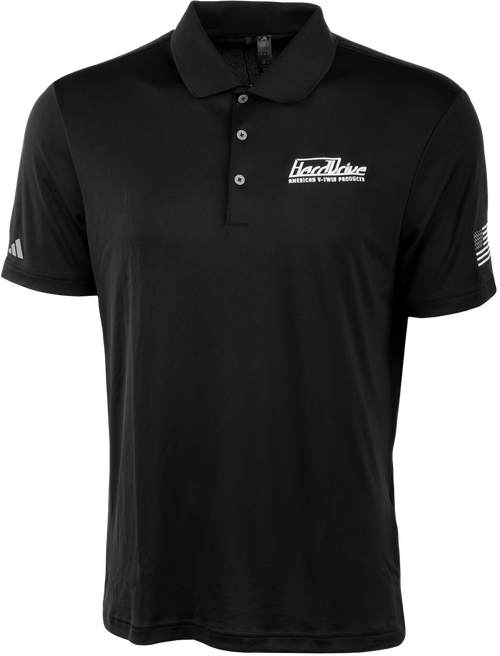 HARDDRIVE POLO BLACK/WHITE SM