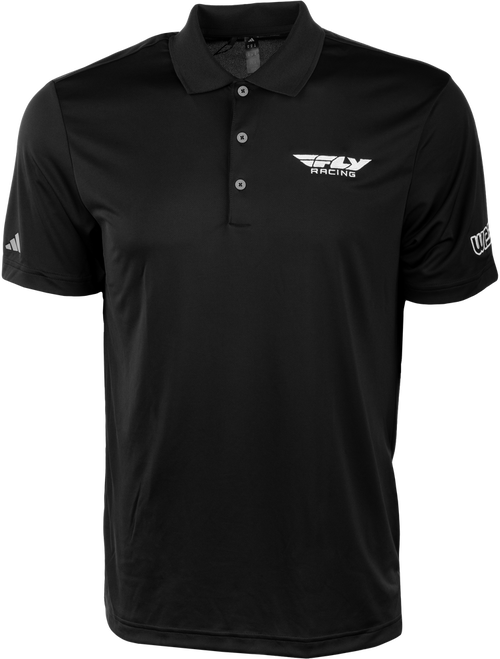 FLY RACING POLO BLACK/WHITE SM