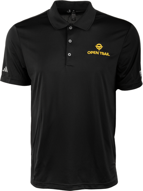 OPEN TRAIL POLO BLACK/YELLOW XL