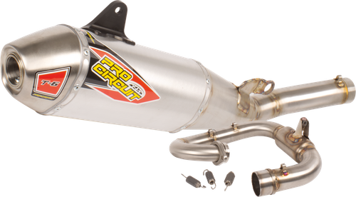 T-6 STAINLESS SYSTEM W/REMOVABLE SPARK ARRESTOR