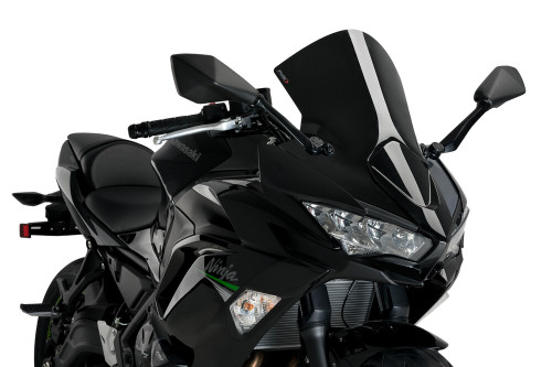 WINDSCREEN R-RACER BLACK KAW