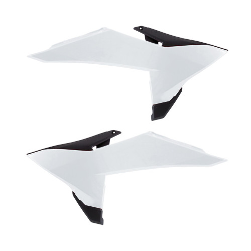 RADIATOR SCOOPS WHITE / BLACK