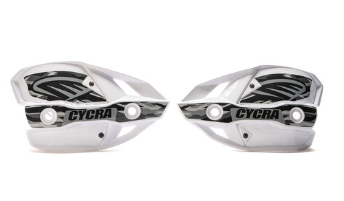 ULTRA HANDSHIELDS W/COVERS WHITE
