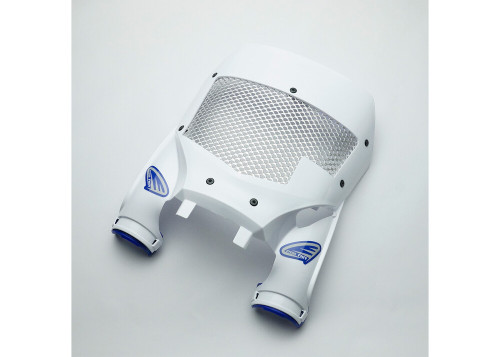 STADIUM VENTED NUMBER PLATE WHITE