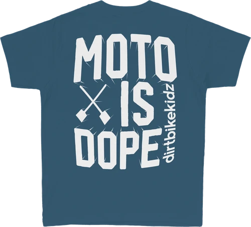 MOTO IS DOPE YOUTH TEE LAGOON BLUE YL