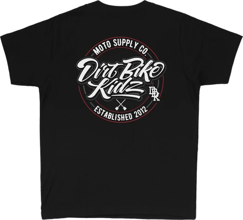 SUPPLY CO. YOUTH TEE BLACK YX
