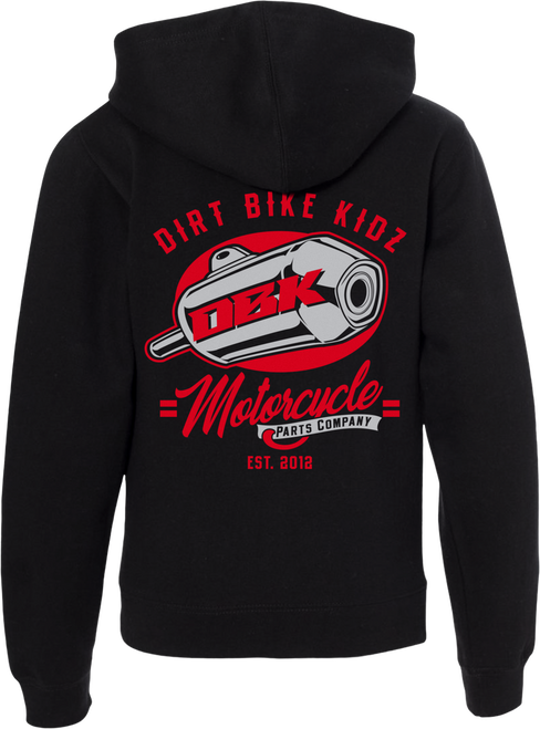 FACTORY YOUTH HOODIE BLACK YS