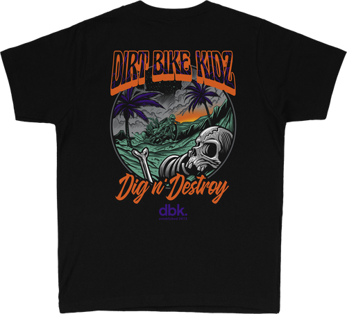 BONEYARD YOUTH TEE BLACK YS