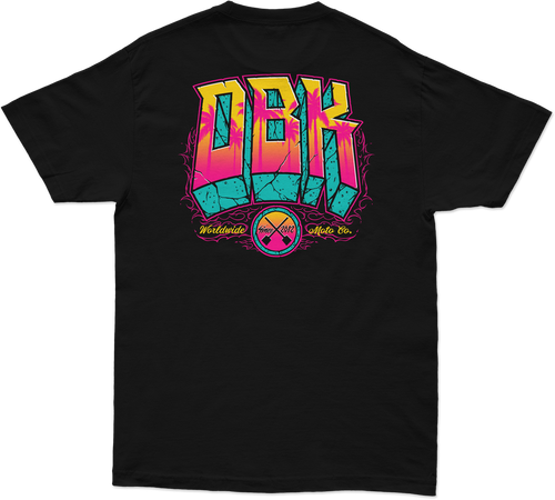 BLOCK X BLOCK TEE BLACK MD