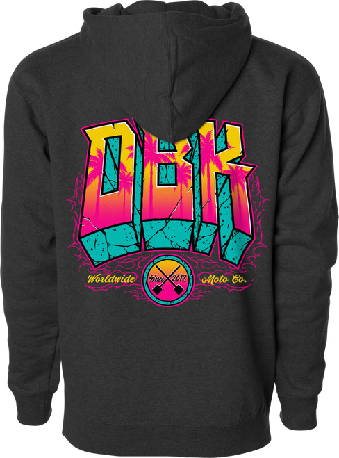 BLOCK X BLOCK HOODIE CHARCOAL HEATHER XL