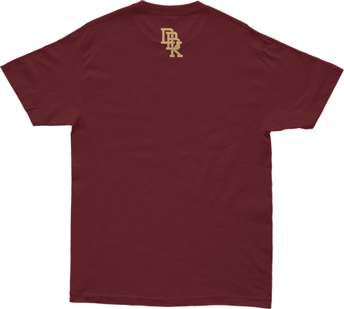 GOLD STANDARD TEE MAROON SM