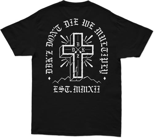 MULTIPLY TEE BLACK LG