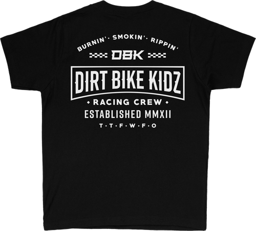 SPEED & STYLE YOUTH TEE BLACK YL