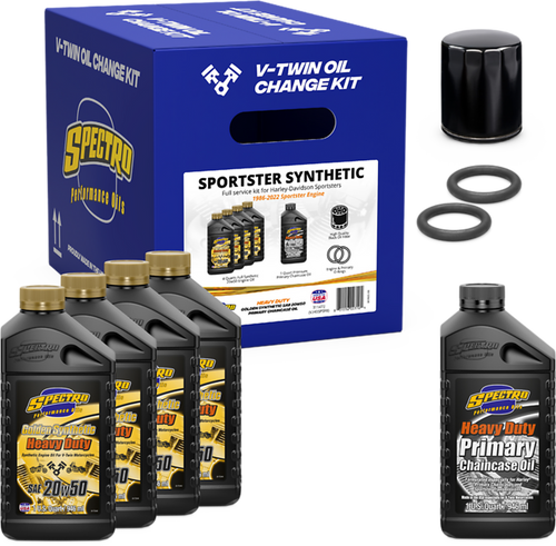V-TWIN FULL OIL SERVICE KIT XL SYNTHETIC