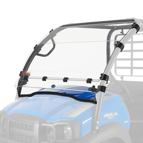 POLY FRONT WINDSHIELD FULL FIXED KAW