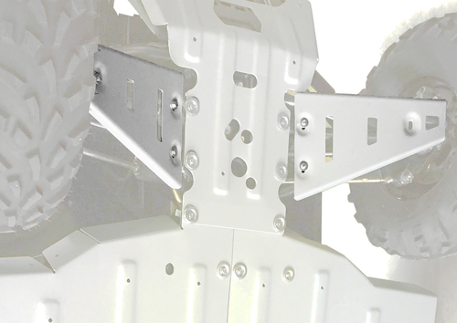 ALLOY FRONT A ARM GUARDS POL