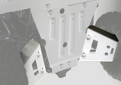 ALLOY REAR A ARM GUARDS POL