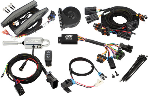 AUTO TURN SIGNAL KIT W/ BILLET LEVER AND FRONT DRL LIGHTS CAN