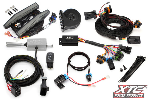 AUTO TURN SIGNAL KIT W/ BILLET LEVER AND FRONT DRL LIGHTS POL