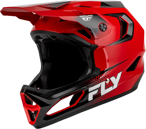 YTH RAYCE SONAR BICYCLE HLMT RED/BLACK/WHITE YL