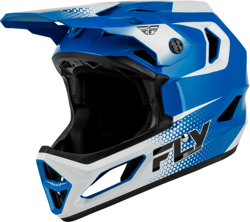 YTH RAYCE SONAR BICYCLE HLMT BLUE/WHITE/BLACK YS