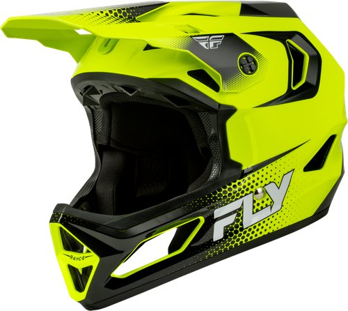 RAYCE SONAR BICYCLE HELMET HI-VIS/BLACK/WHITE MD