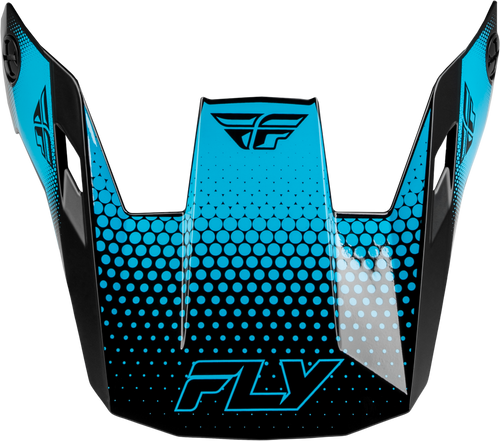 RAYCE SONAR HELMET VISOR BLACK/ELECTRIC BLUE YS-YL