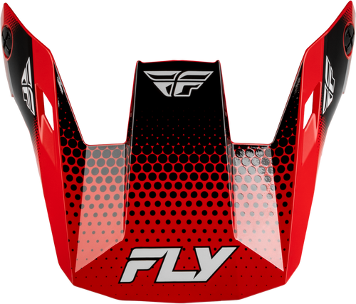 RAYCE SONAR HELMET VISOR RED/BLACK/WHITE XL