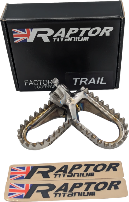 TITANIUM FOOT PEGS ADV PR HON