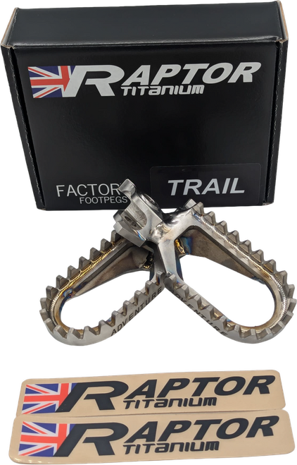 TITANIUM FOOT PEGS ADV PR HON