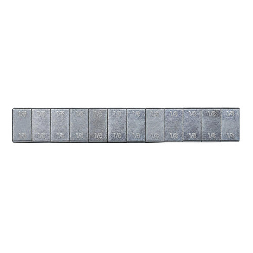 Wheel Weights 1/8 Oz Zinc 12 Pcs/48 Strips/box