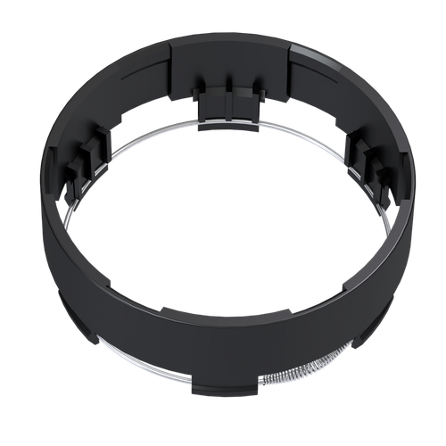 1" CAP EXTENSION SATIN BLACK FITS 4X156/137