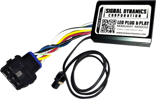 PLUG & PLAY HEADLIGHT MODULE HALOGEN & LED 2-1/4X1-5/8-5/8"