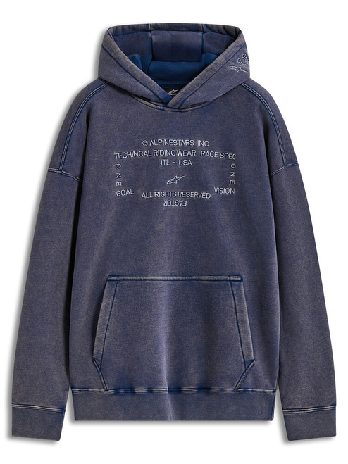 INFINITE WASHED OVRSIZD HOODIE WASHED NAVY SM