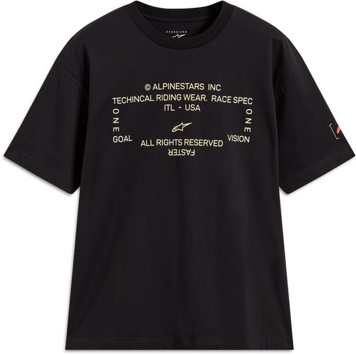 INFINITY OVERSIZED SS CSF TEE BLACK SM