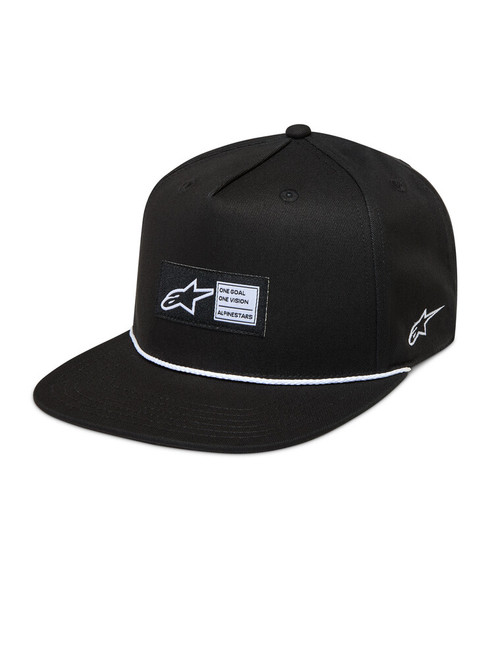 LABEL SNAPBACK HAT BLACK
