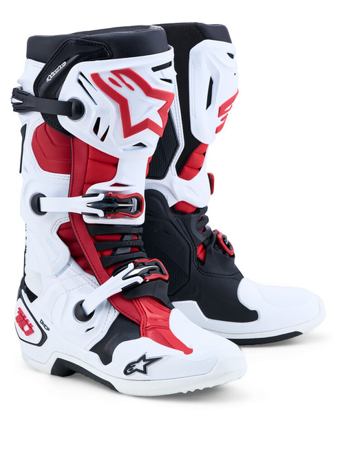 TECH 10 BOOTS WHT/BLK/BR RED 11