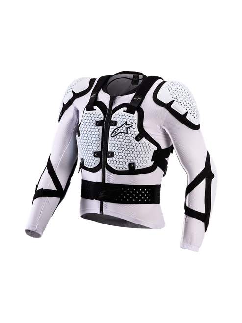 BIONIC ACTION V3 PRTCTN JACKET WHT/BLK LG