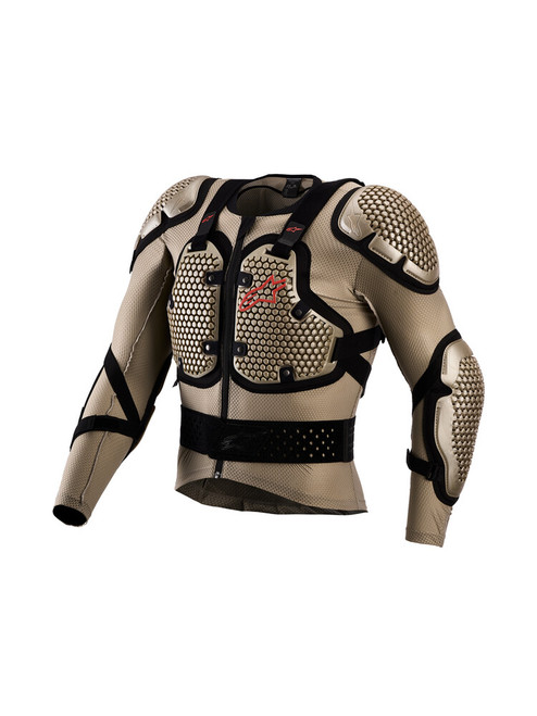 BIONIC ACTION V3 PRTCTN JACKET ALUMINUM/BLK/RED FLUO MD