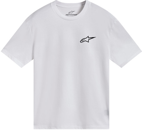 Combo Back Ss Csf Tee White/black Sm