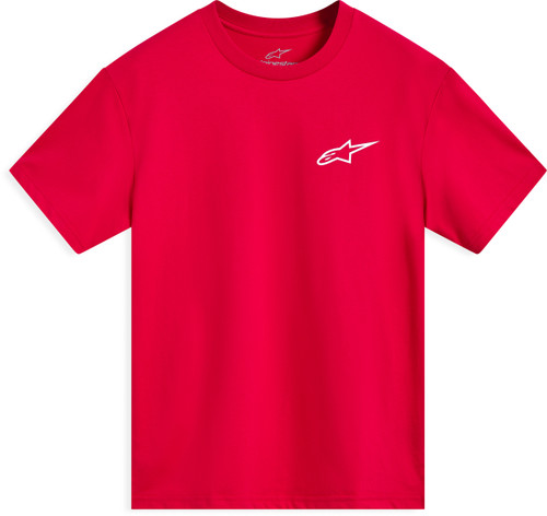 Combo Back Ss Csf Tee Red/white Md