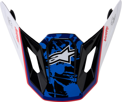 S-m7 Blaster Visor Ece06/dot Prpl/pink/wht Glossy