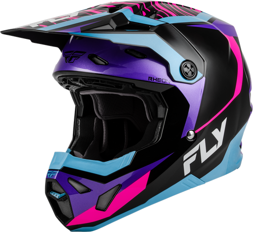 FORMULA CP CHARGE HELMET BLACK/PURPLE/PINK/BLUE 2X
