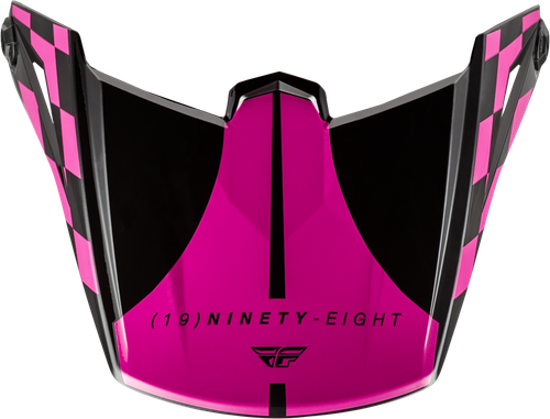 KINETIC LITE RIVAL HLMT VISOR GLOSS BLACK/PINK